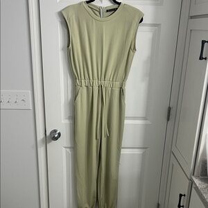 Simplee Apparel Light Green Jumpsuit
